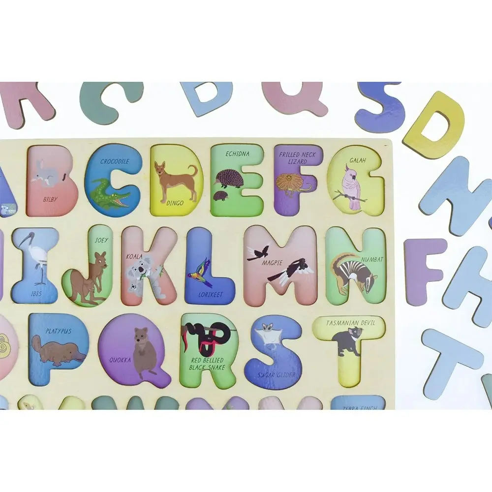 Koala Dream Australian Animals/Uppercase Alphabet Baby Learning Toy Puzzle 3+