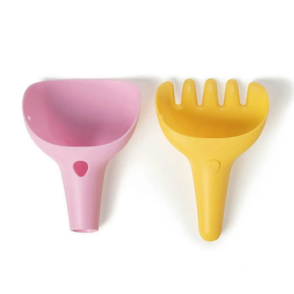 Quut Raki Kids/Childrens Gardening Rake + Scoop Toy - Banana Pink 10m+