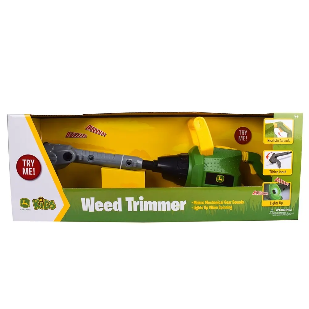 John Deere Light-Up and Sounds Weed Trimmer Tool Kids/Childrens Toy 5Y+