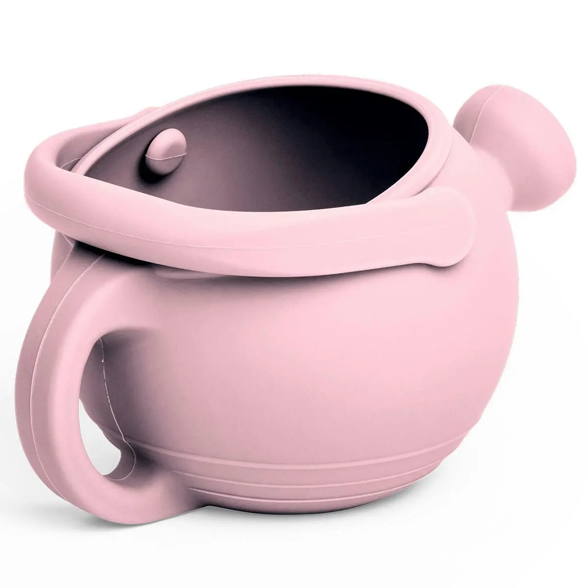 Bigjigs Toys 19cm Silicone Watering Can Kids/Children Play Toy  Blush Pink 18m+