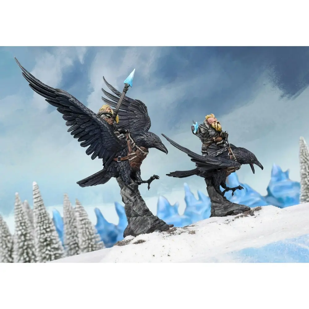 Mantic Games Kings of War Northern Alliance Frostclaw Raven Regiment Figure Toy