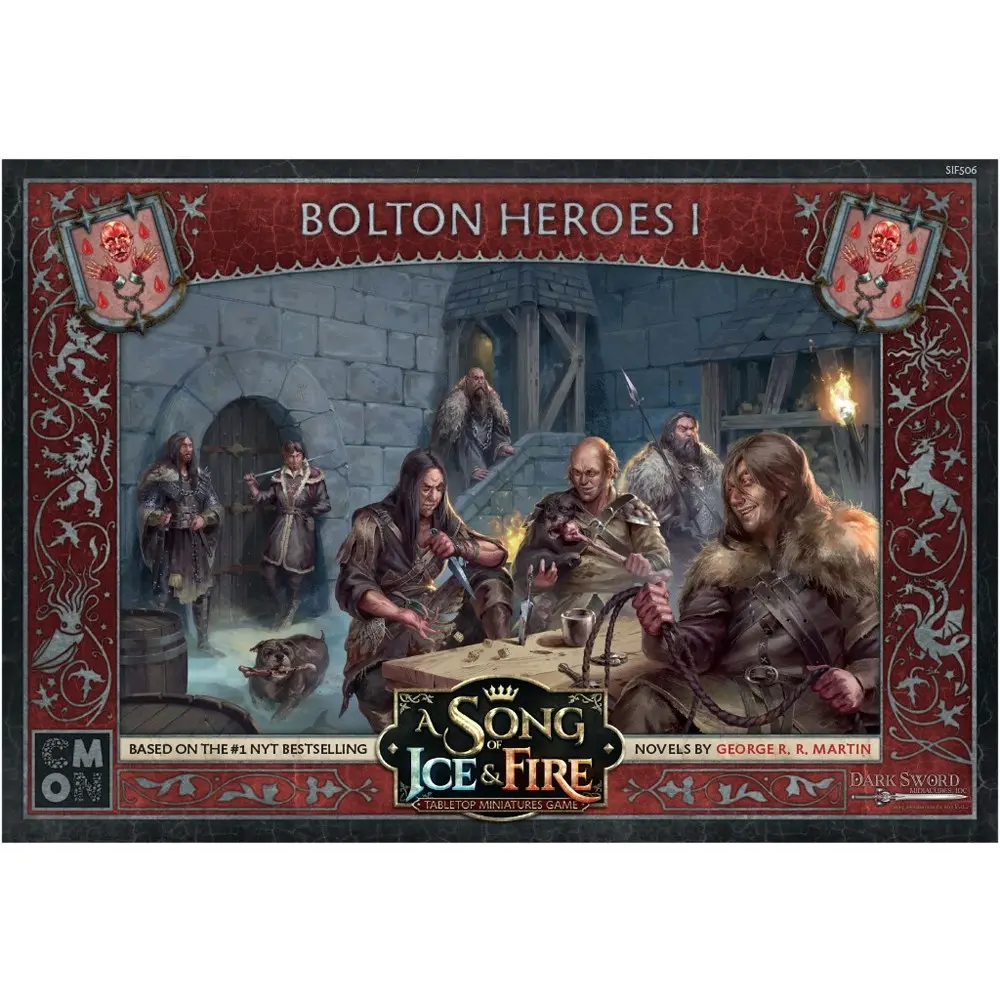 CMON A Song Of Ice & Fire Tabletop Miniatures Game Figure Bolton Heroes 1 14y+