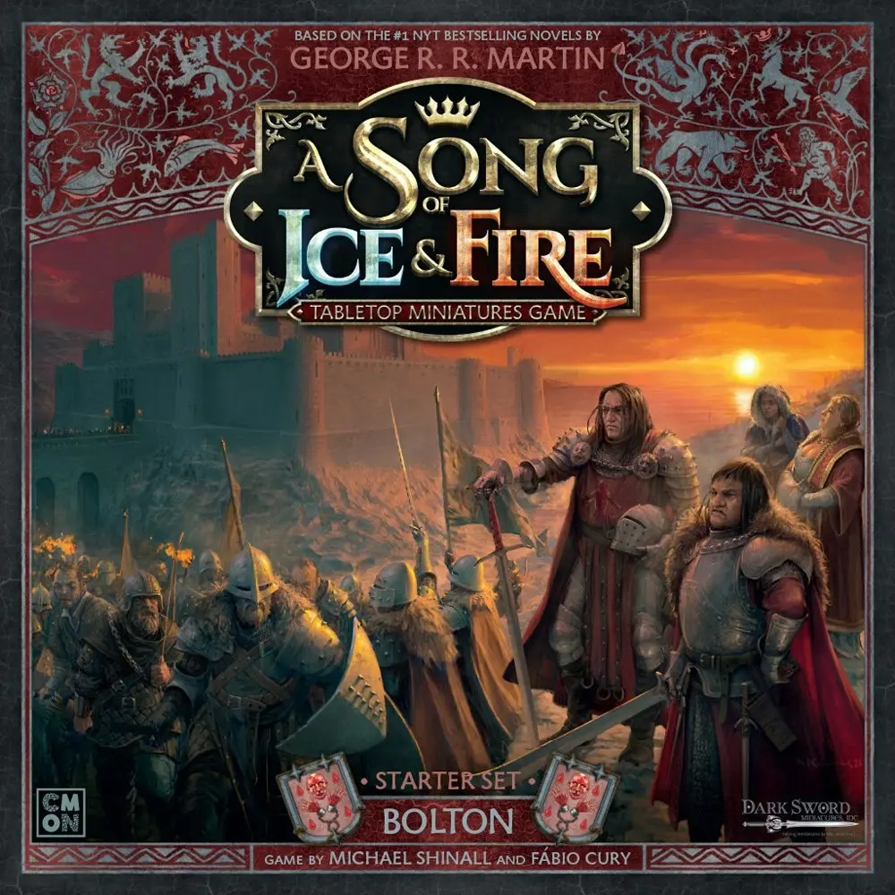 CMON A Song Of Ice & Fire Tabletop Miniatures Game Bolton Starter Set 14y+