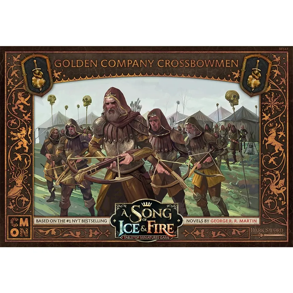 CMON A Song Of Ice & Fire Miniatures Game TTRPG Golden Company Crossbowmen 14y+