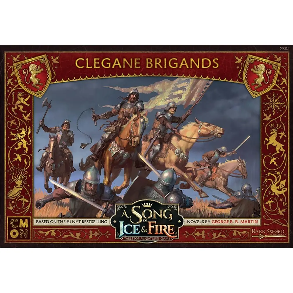 CMON A Song Of Ice & Fire Miniatures Game Figure House Clegane Brigands 14y+