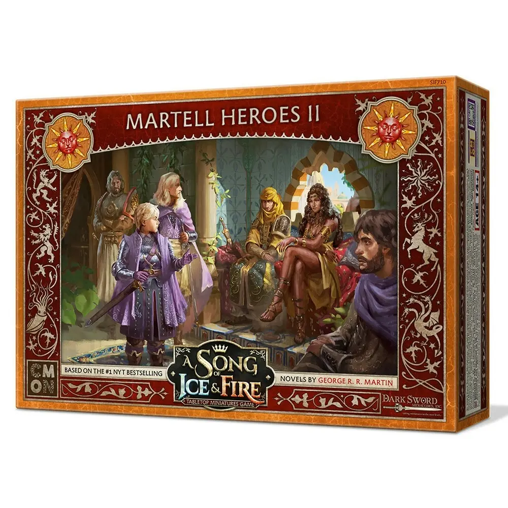 CMON A Song Of Ice & Fire Tabletop Miniatures Game Figure Martell Heroes 2 14y+