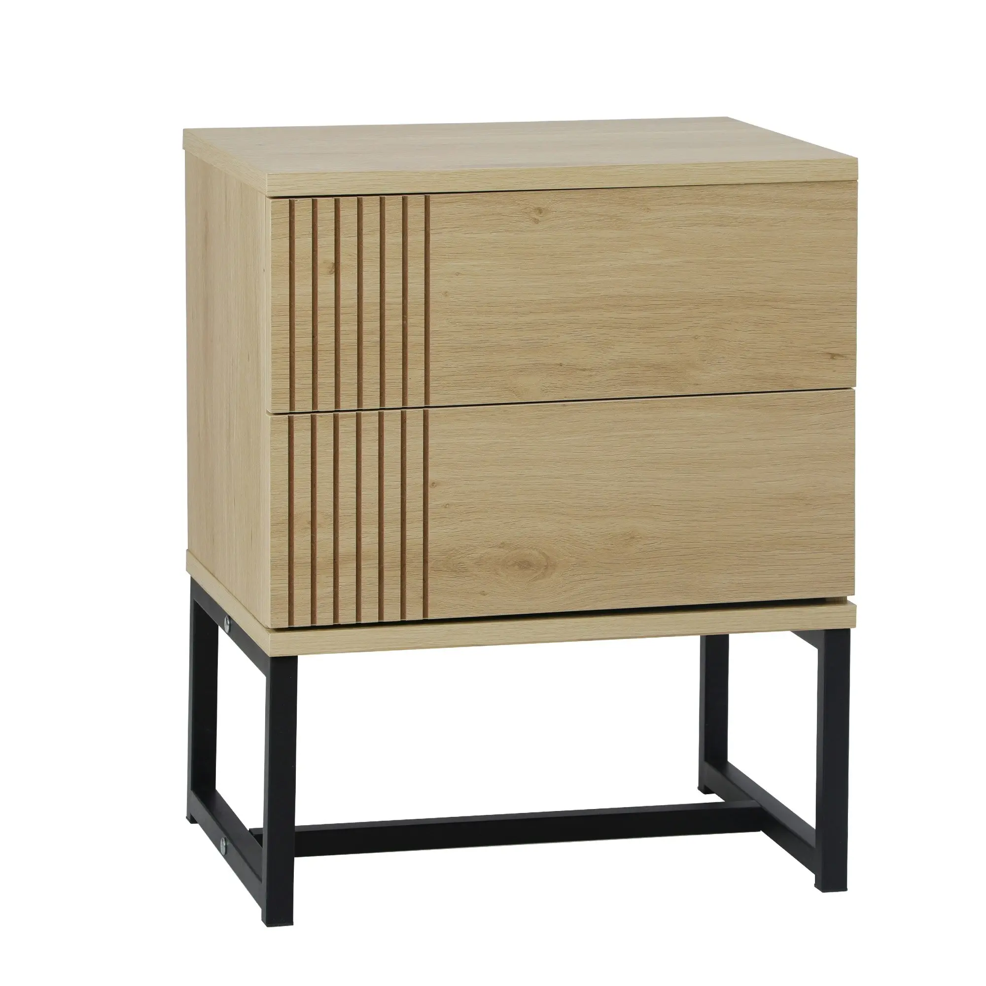 Oikiture Bedside Tables Side Table Bedroom Storage