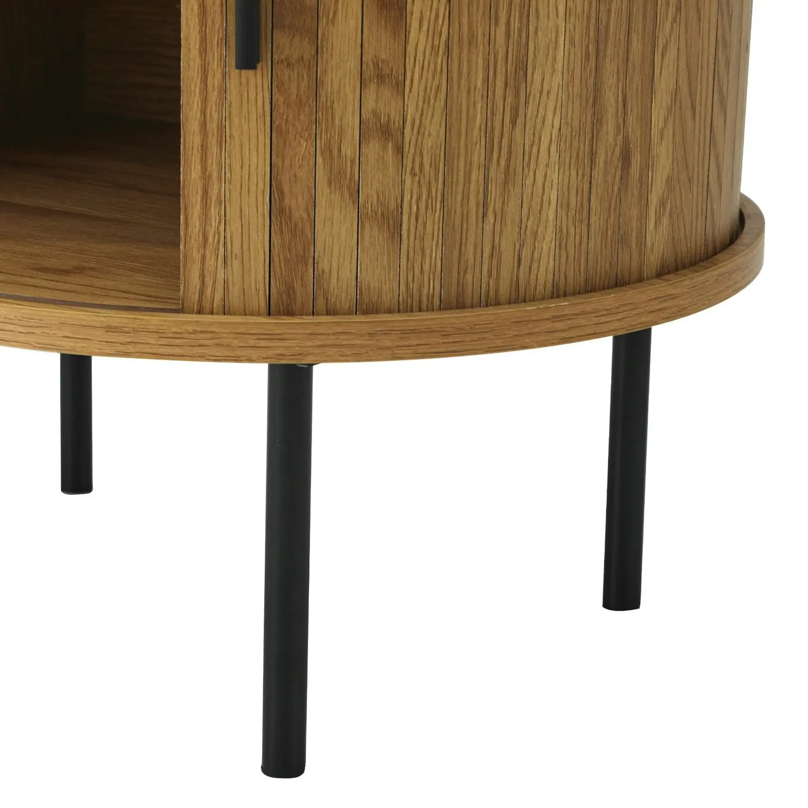 Oikiture Set of 2 Bedside Table Side End Tables Storage Cabinet