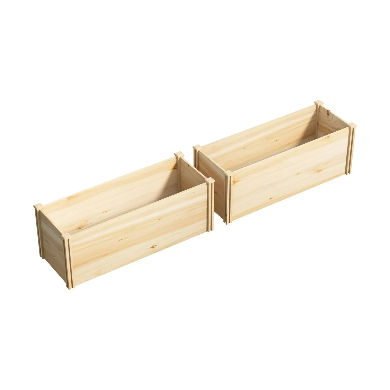 Livsip Garden Bed 240x45x45cm Raised Wooden Planter Box Container