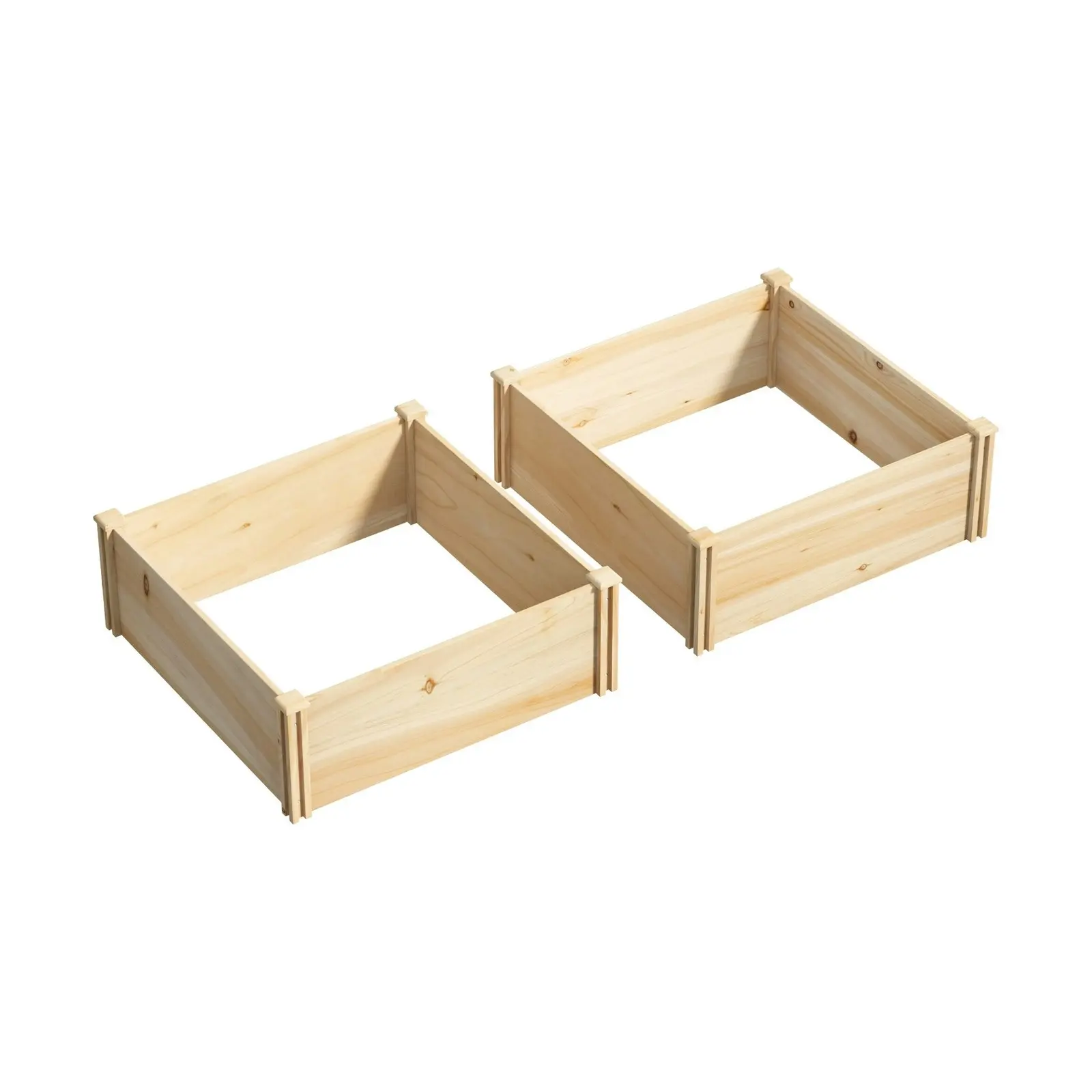 Livsip Garden Bed 160x80x30cm Raised Wooden Planter Box Container