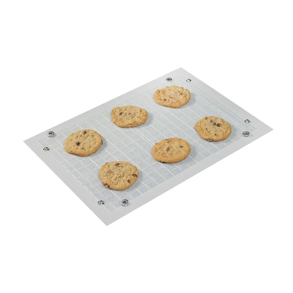 2x Grand Fusion Silicone Leakproof Non-Stick Baking Mat 30x40cm Transparent