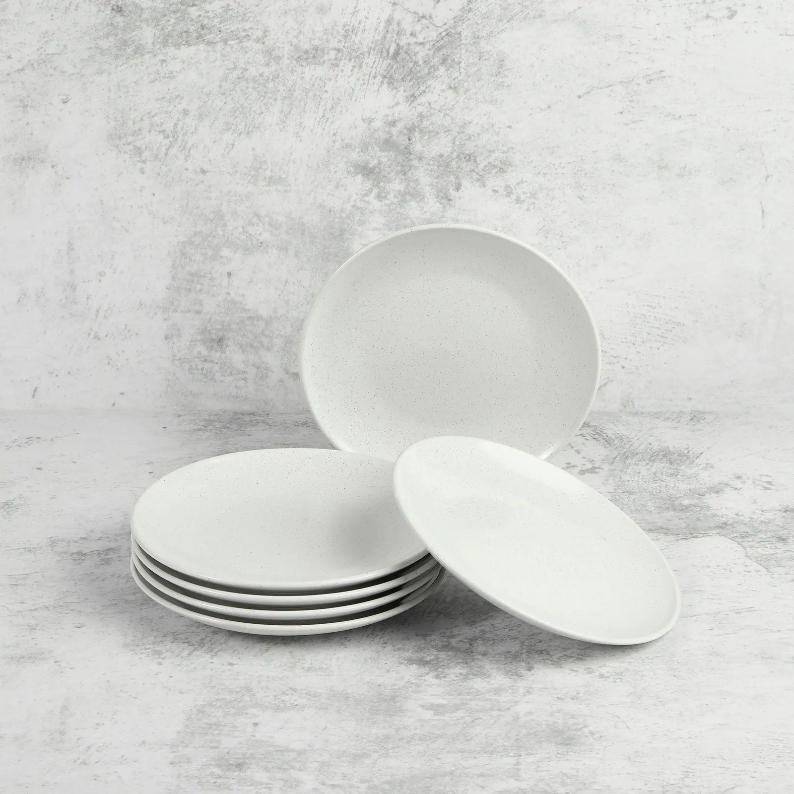 6pc Cooper & Co.19cm Mari Dinnerware/Dining Tableware Side Plate White Set