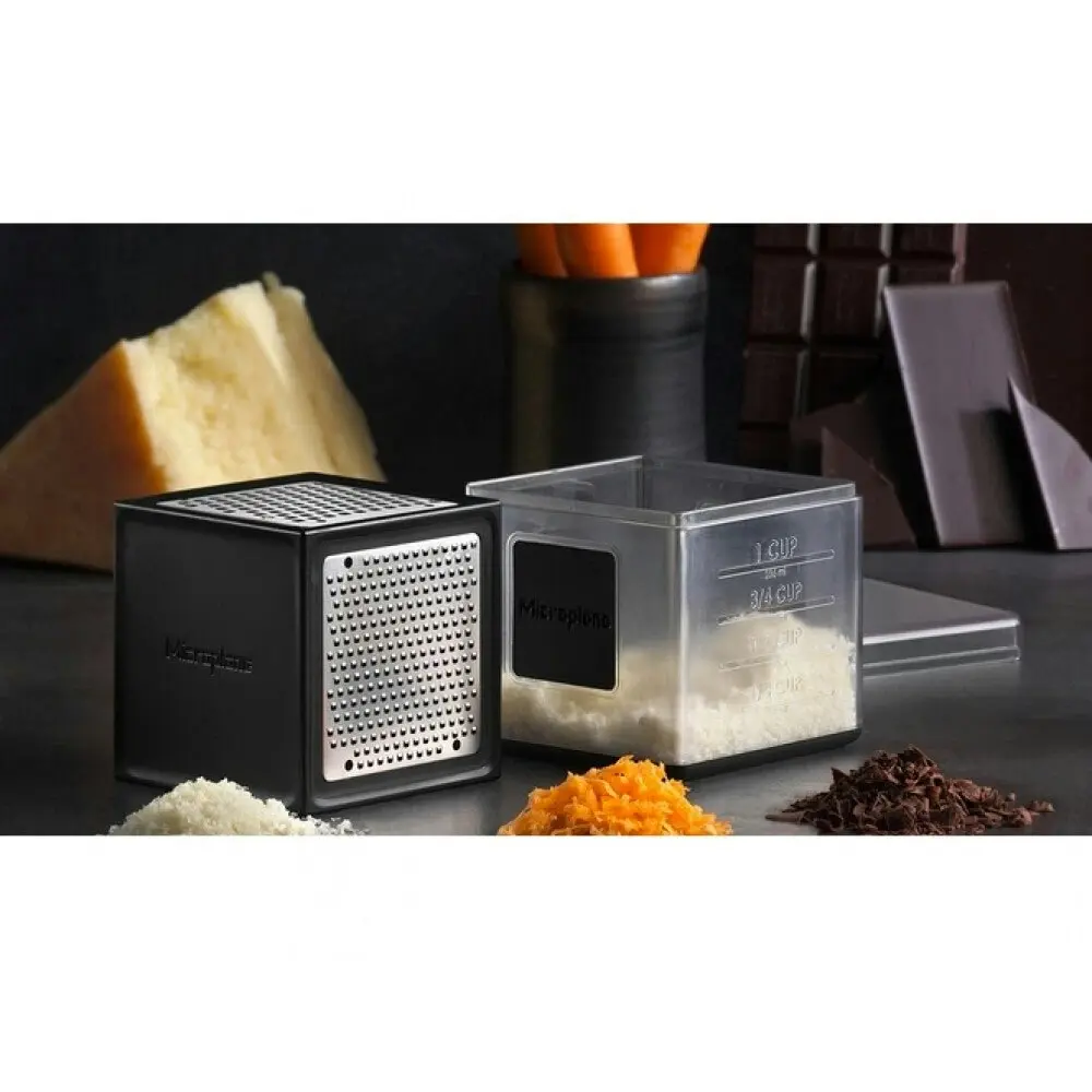 Microplane Cube Grater Black Coloured  Easy To Use And Compact  Kitchen Tool