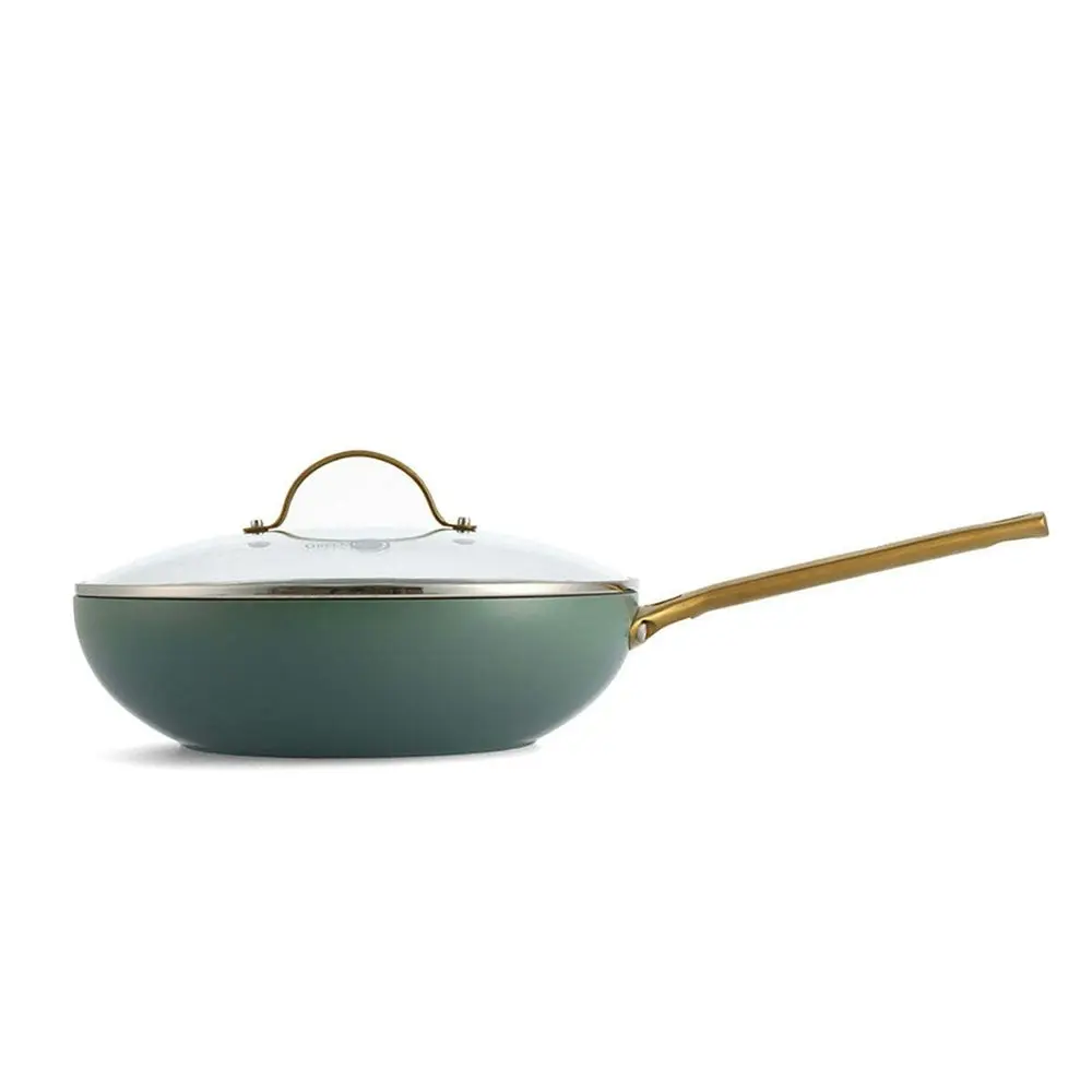 GreenPan Padova Smokey Sky Blue Covered Wok 28cm/3.69L Non Stick Home Cooking