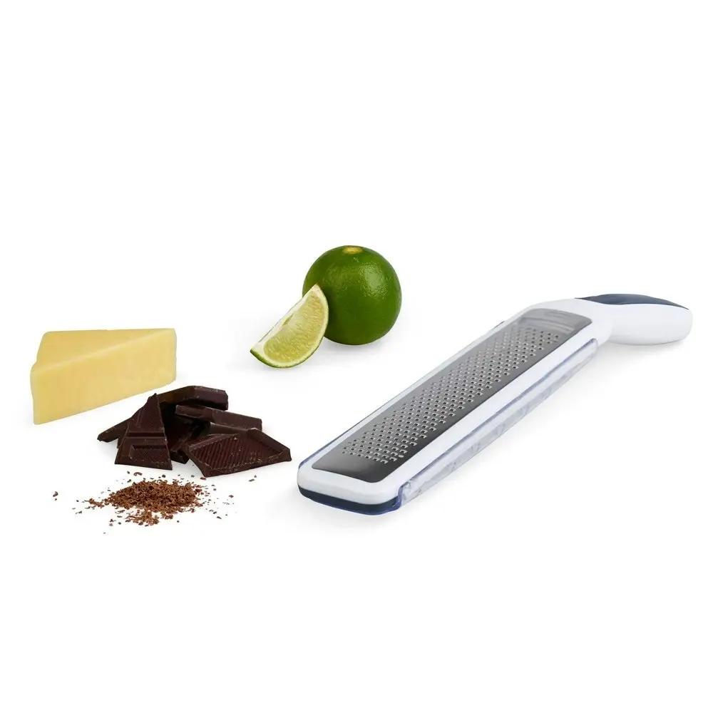 Zyliss Smooth Glide Rasp Grater Lemon/Lime Citrus Stainless Steel Zester White