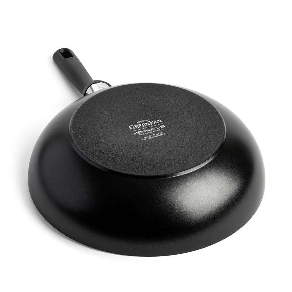 GreenPan Memphis Open Cover Non Stick Coated Wok 28cm/3.6L Home Kitchen Cookware