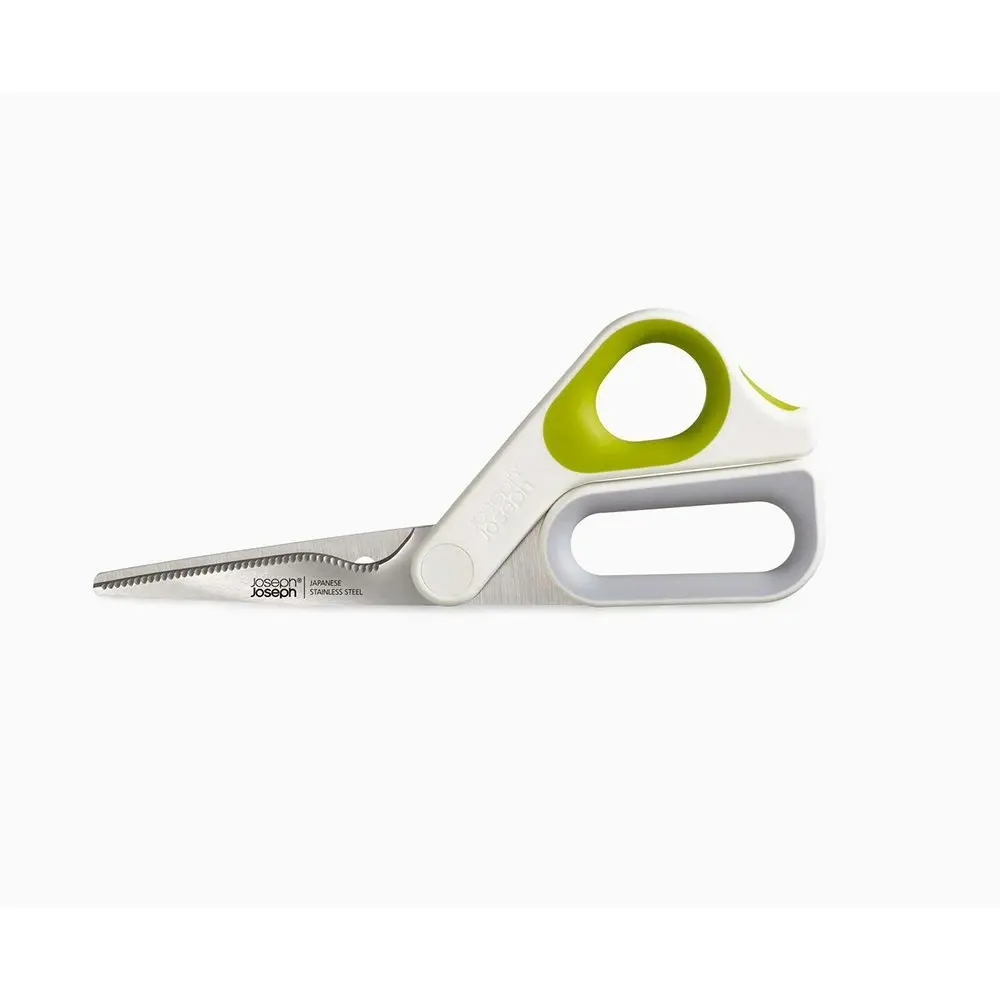 Joseph & Joseph PowerGrip All-Purpose Heavy Duty Serrated Kitchen Scissors Grey