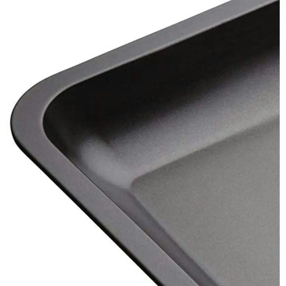 MasterCraft 39x31cm Heavy Base Non-Stick Roasting Pan Baking Tray Large Black