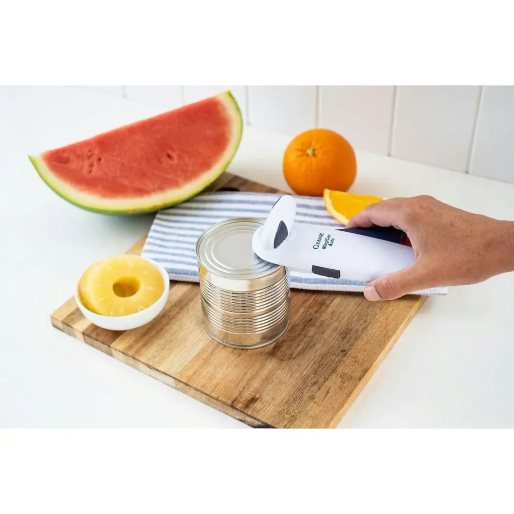 Culinare Magican Ergonomic Auto Stainless Steel Tin Can Opener Handheld White