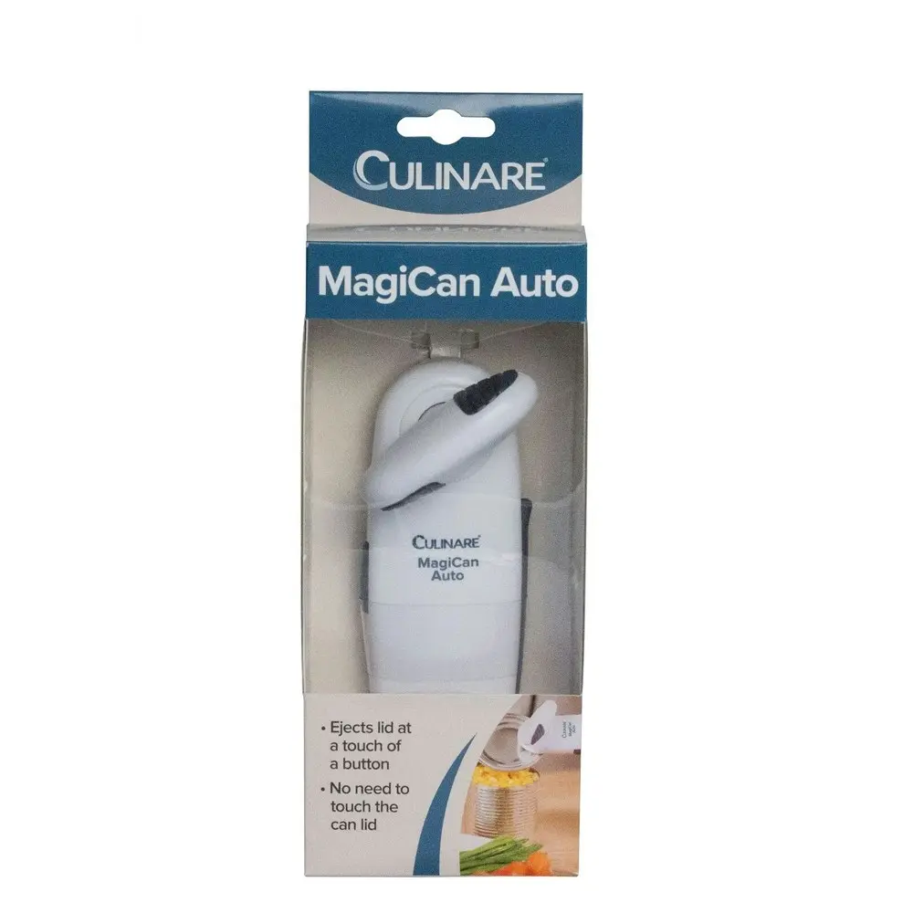 Culinare Magican Ergonomic Auto Stainless Steel Tin Can Opener Handheld White