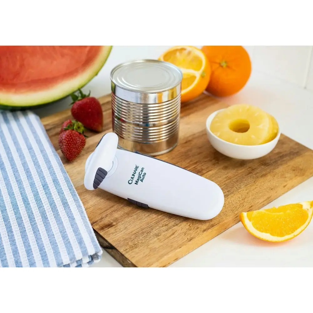 Culinare Magican Ergonomic Auto Stainless Steel Tin Can Opener Handheld White