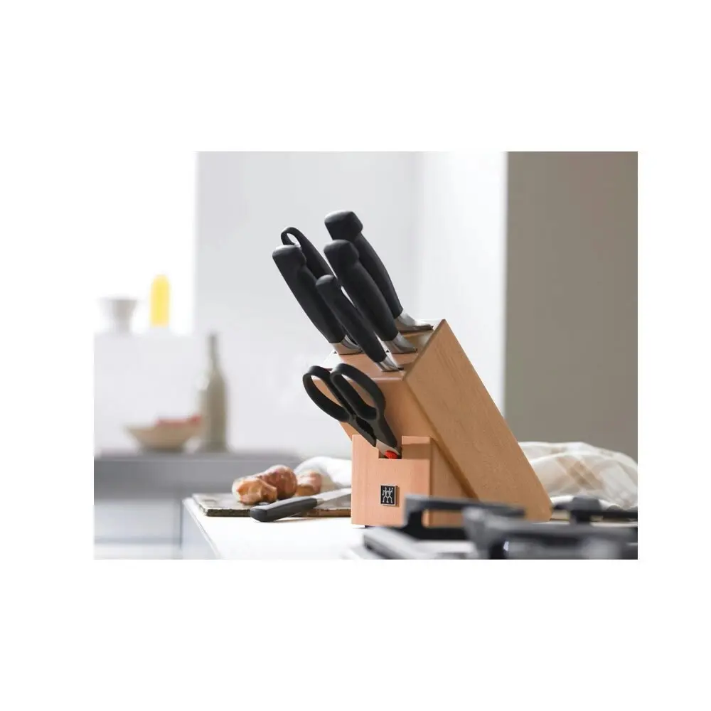 5pc Swilling Kitchen Cooking Knives and Knife Block Cooking Equipment Set Tools