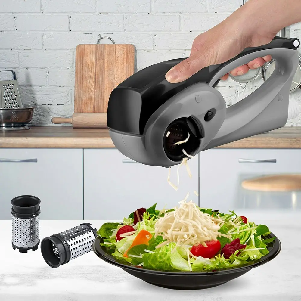 Healthy Choice Stainless Steeel Rechargeable Electric Cordless Grater/Chopper