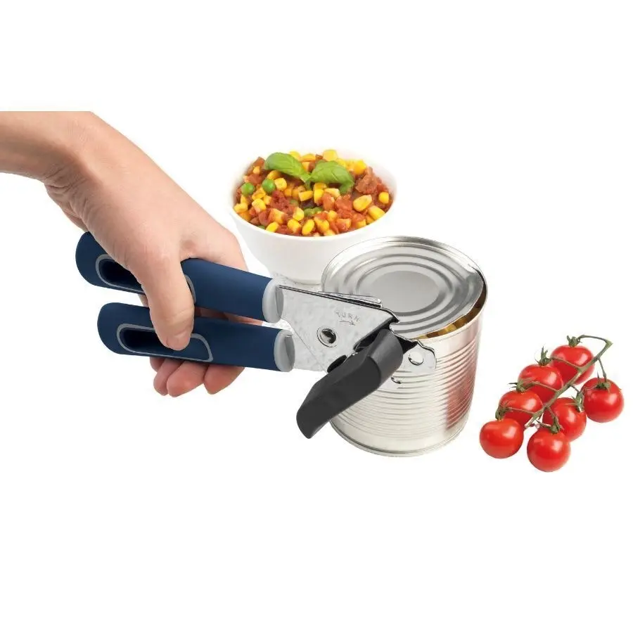 Salter Indigo Food/Drink Can Opening/Opener Stainless Steel Dishwasher Safe