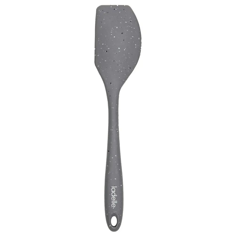 2x Ladelle Craft Grey Speckled Kitchenware Silicone Spatula Serving Utensil