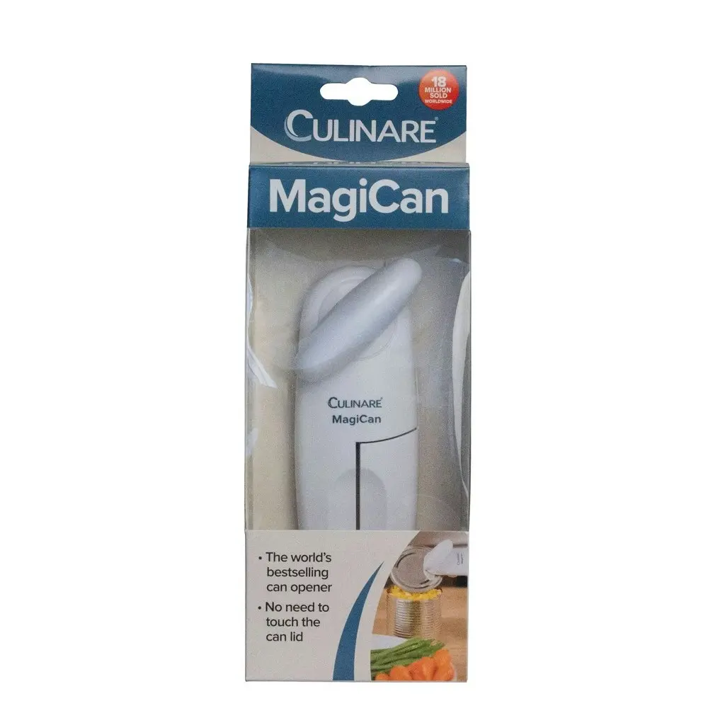 Culinare Magican Stainless Steel Kitchen Tin Can Opener Manual Handheld White