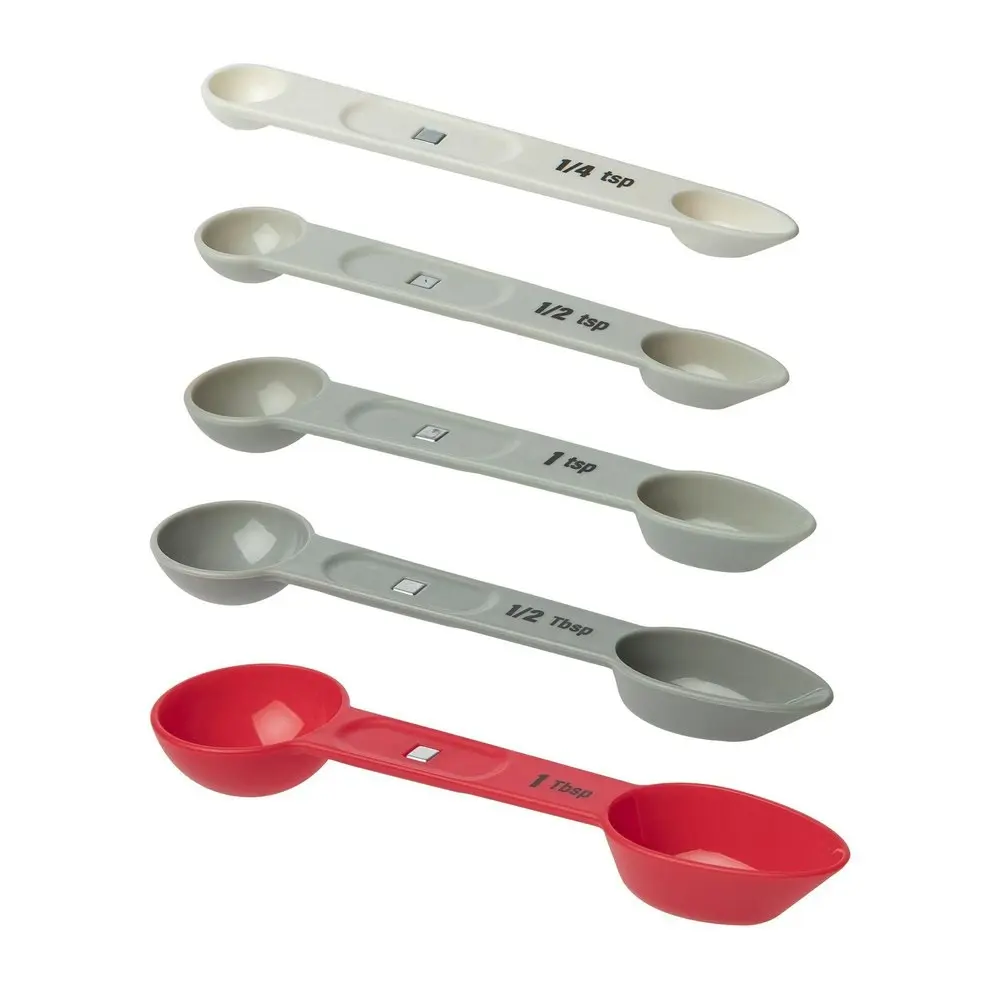 5pc Progressive 17cm Magnetic Measuring Spoons Set Liquid/Powder Baking/Kitchen