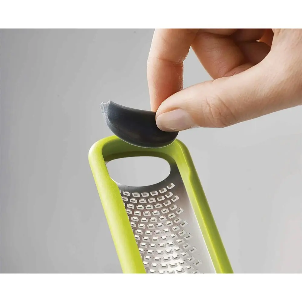 Joseph & Joseph 28cm Handi-Zest Zester Grater w/ Integrated Blade Wiper Green