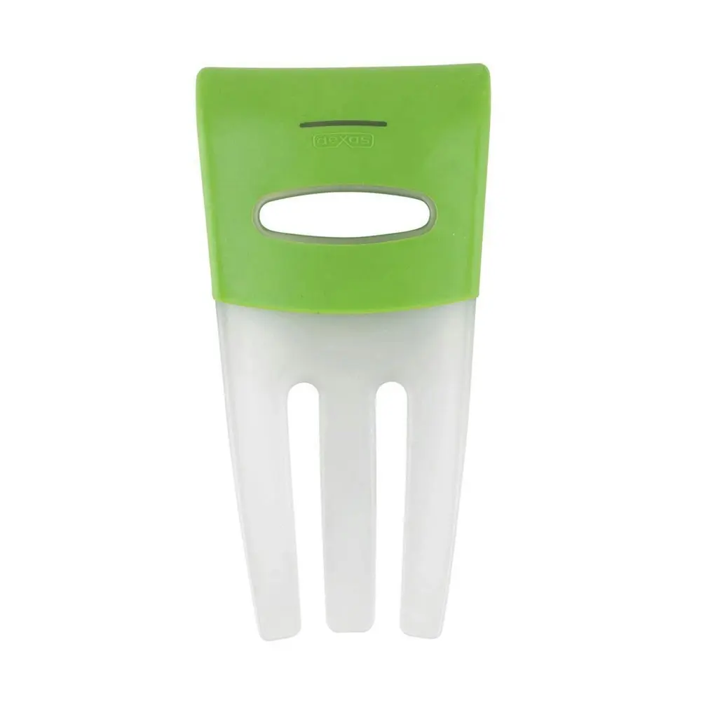 2x Dexas 26.5cm Silicone Salad Hands Fruit/Vegetable Mixer Kitchen Utensil Green