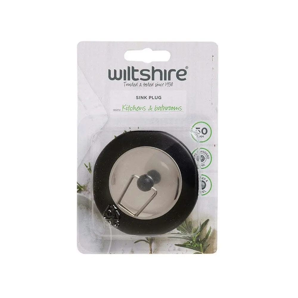 Wiltshire Stainless Steel Standard Kitchen/Bathroom Sink Drain Plug Stopper