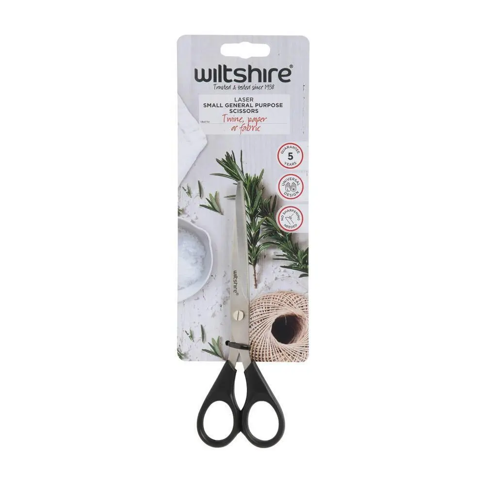 2PK Wiltshire Multi Purpose Sharpened Universal Kitchen Scissors Shears Small