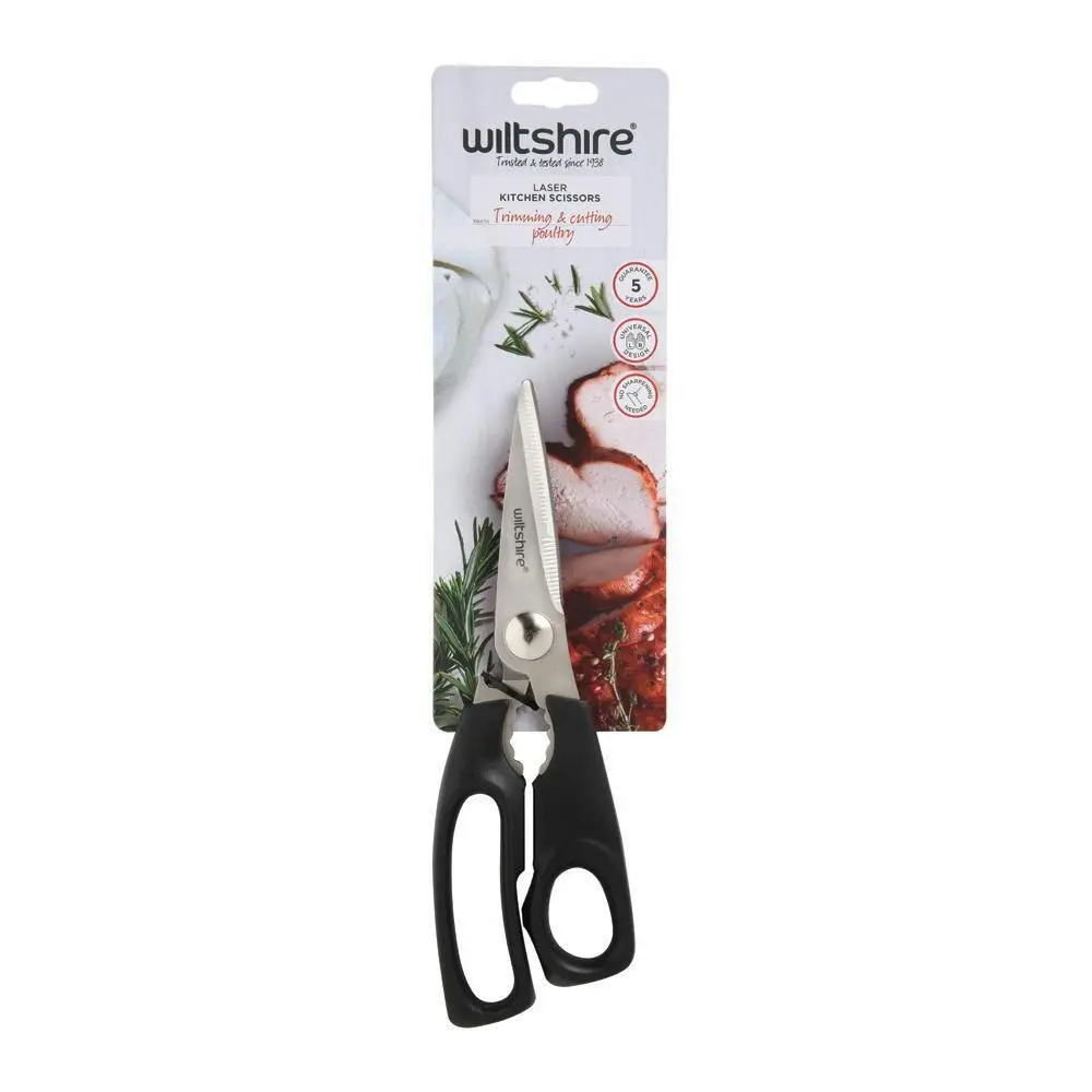 2PK Wiltshire General Multi-Purpose Laser Universal Kitchen Shears Scissors