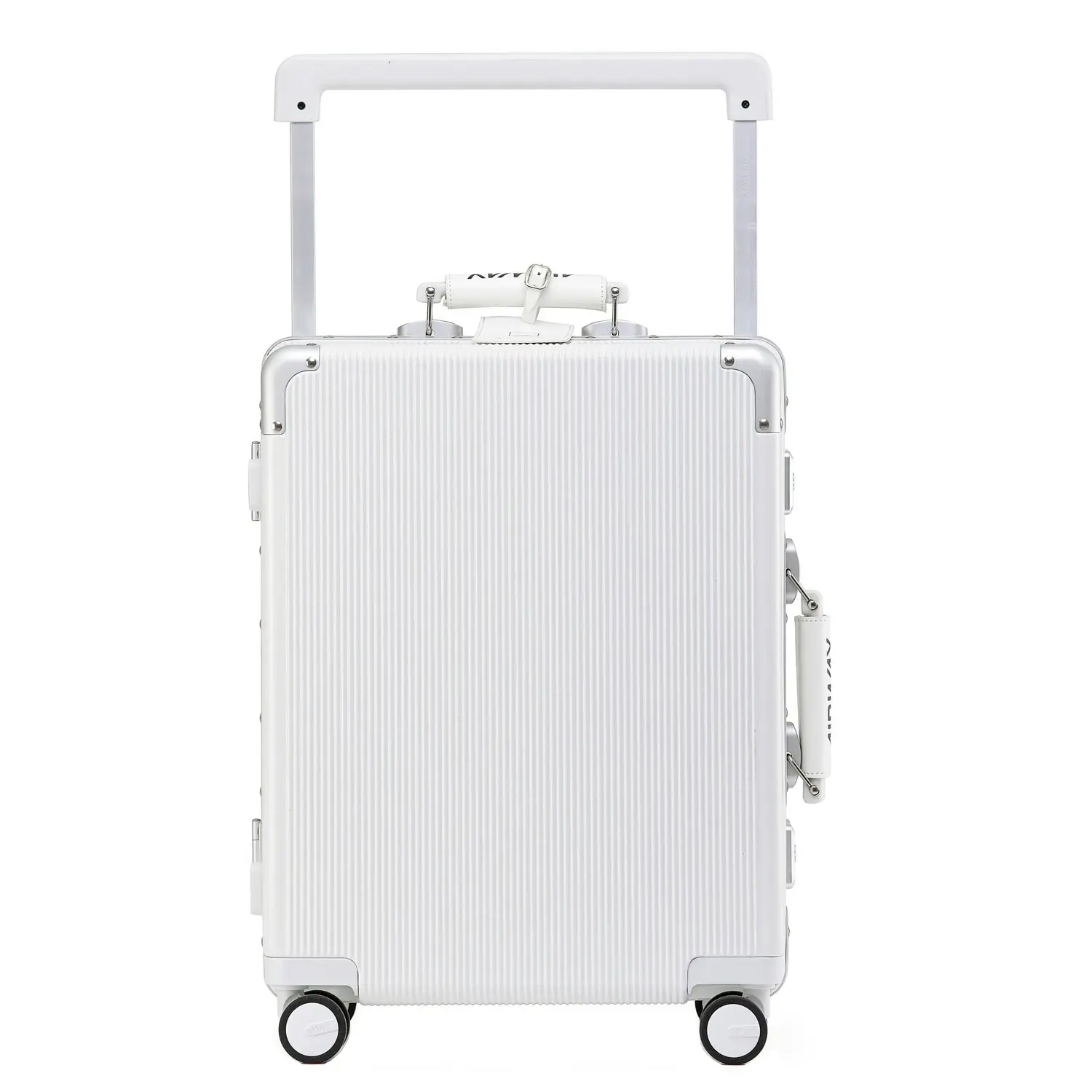 Airway Titan Carry - Aluminium Frame Suitcase Carry-On Luggage 20 Inch White