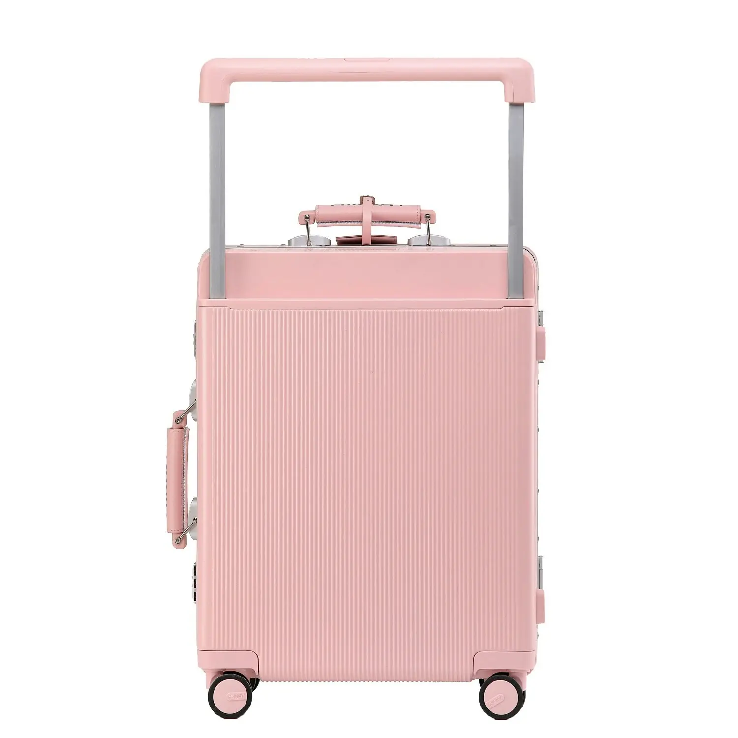 Airway Titan Carry - Aluminium Frame Suitcase Carry-On Luggage 20 Inch Pink