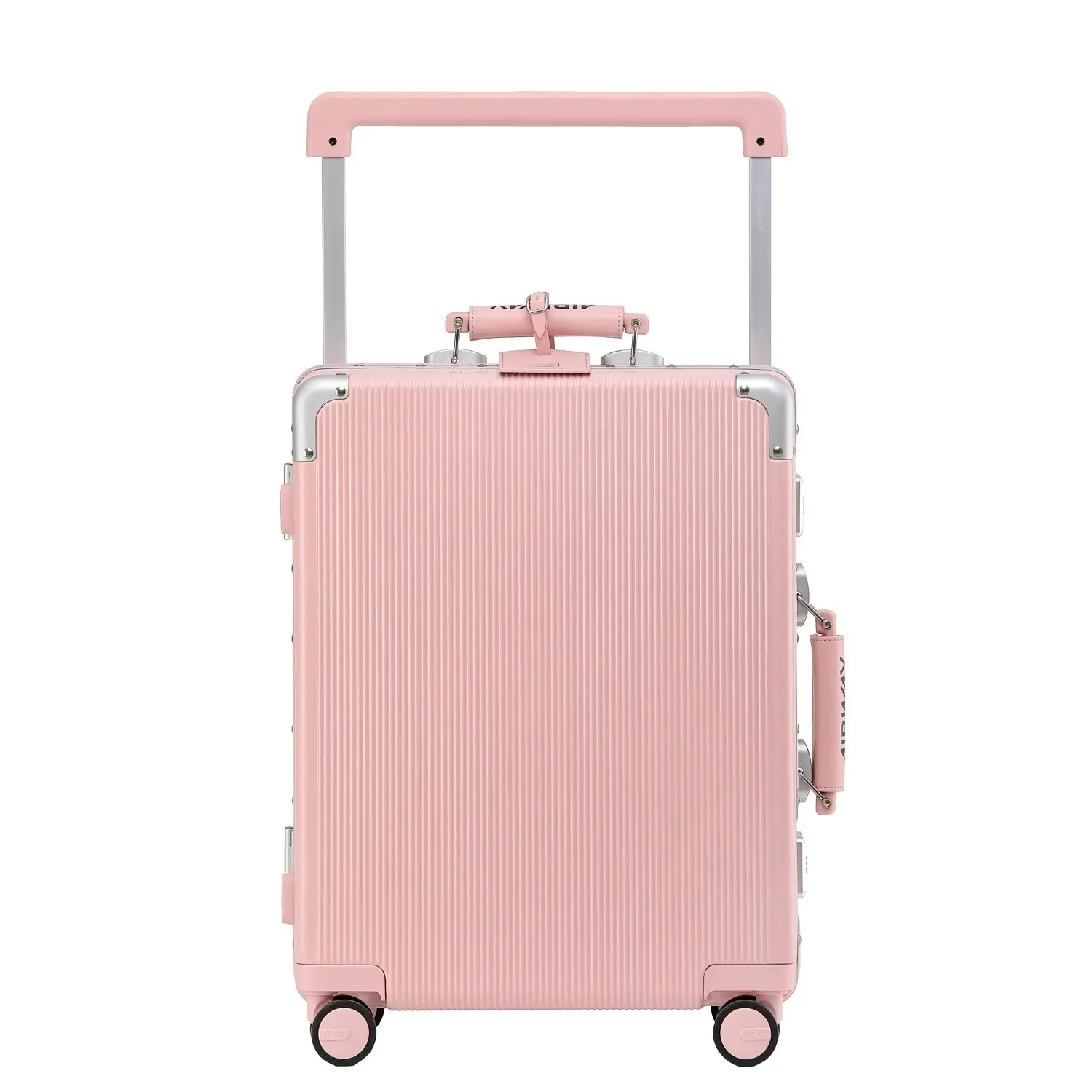 Airway Titan Carry - Aluminium Frame Suitcase Carry-On Luggage 20 Inch Pink