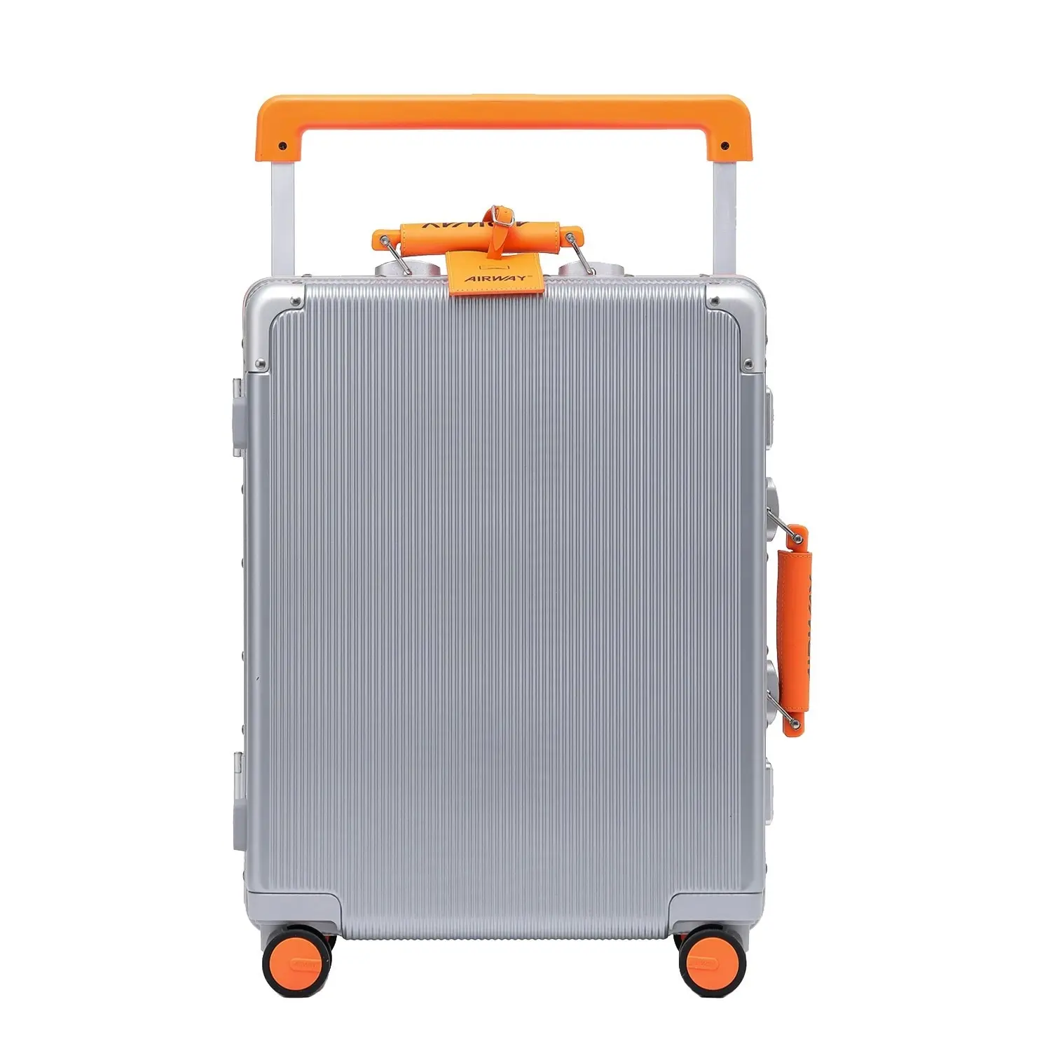 Airway Titan Carry - Aluminium Frame Suitcase Carry-On Luggage 20 Inch Silver