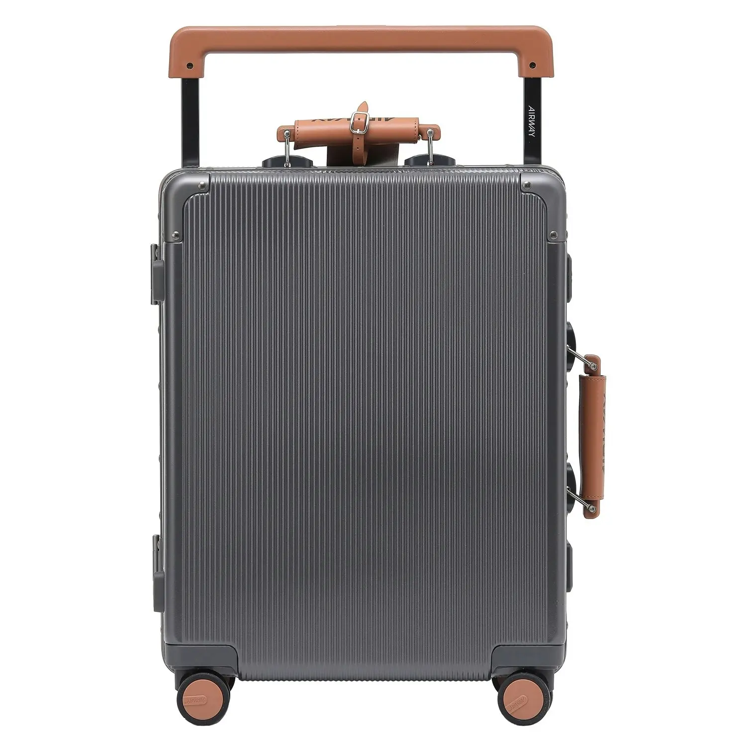 Airway Titan Carry - Aluminium Frame Suitcase Carry-On Luggage 20 Inch Black