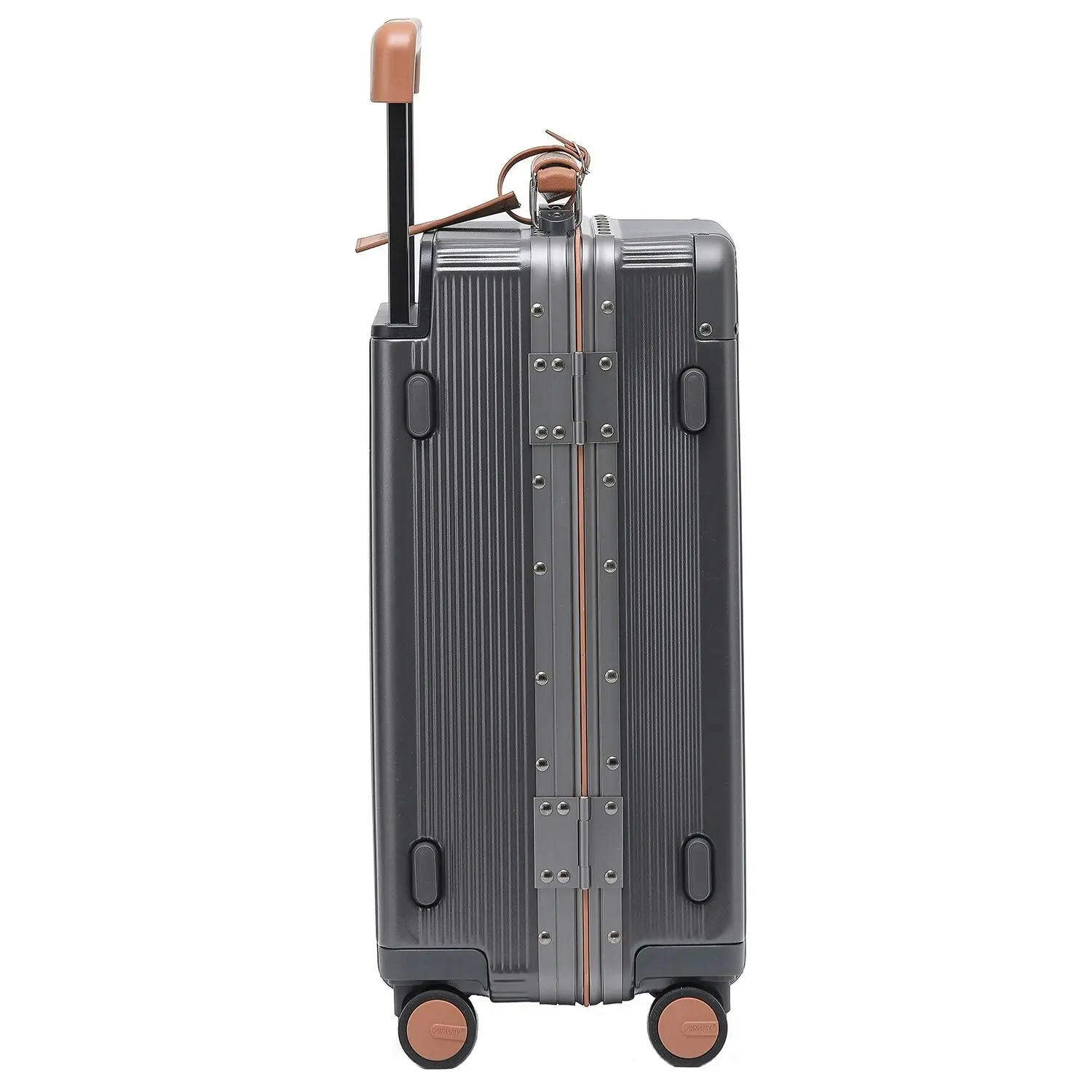 Airway Titan Carry - Aluminium Frame Suitcase Carry-On Luggage 20 Inch Black