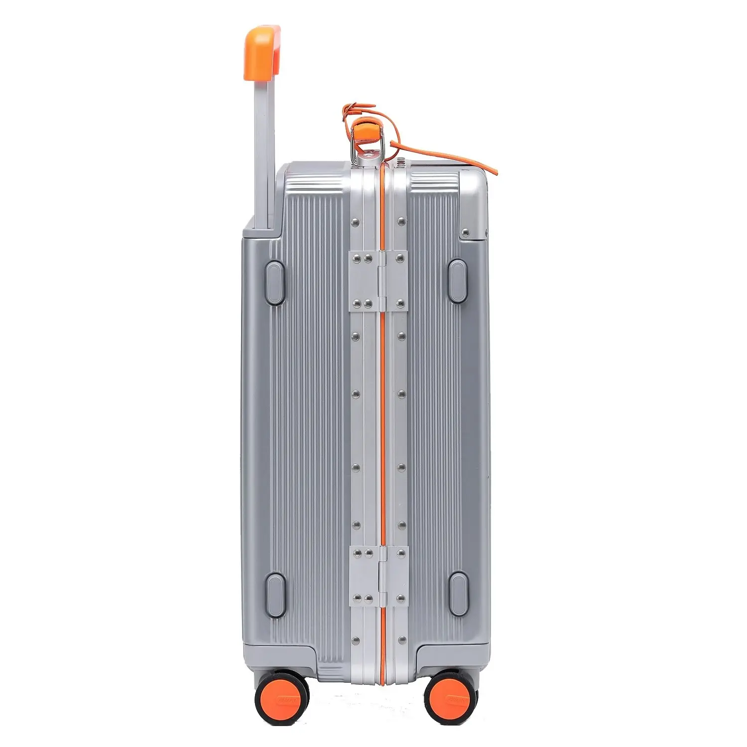 Airway Titan Plus- Aluminium Frame Suitcase Medium Check-In Luggage 24 Inch Silver