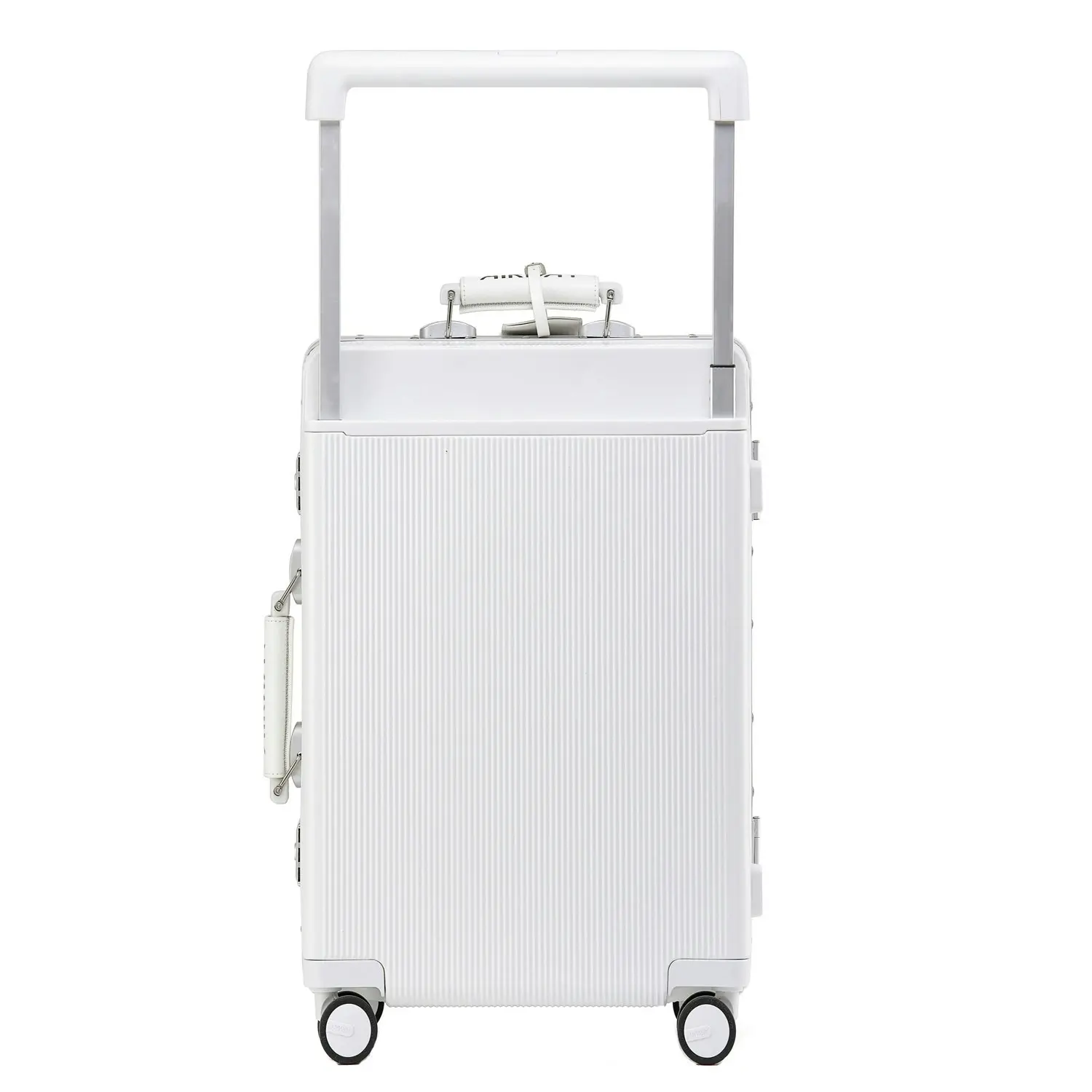 Airway Titan Plus- Aluminium Frame Suitcase Medium Check-In Luggage 24 Inch White