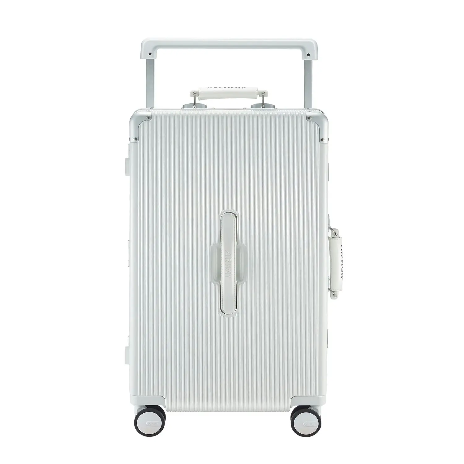 Airway Expedition Pro- Aluminium Frame Suitcase Large Check-In Luggage 26 Inch White