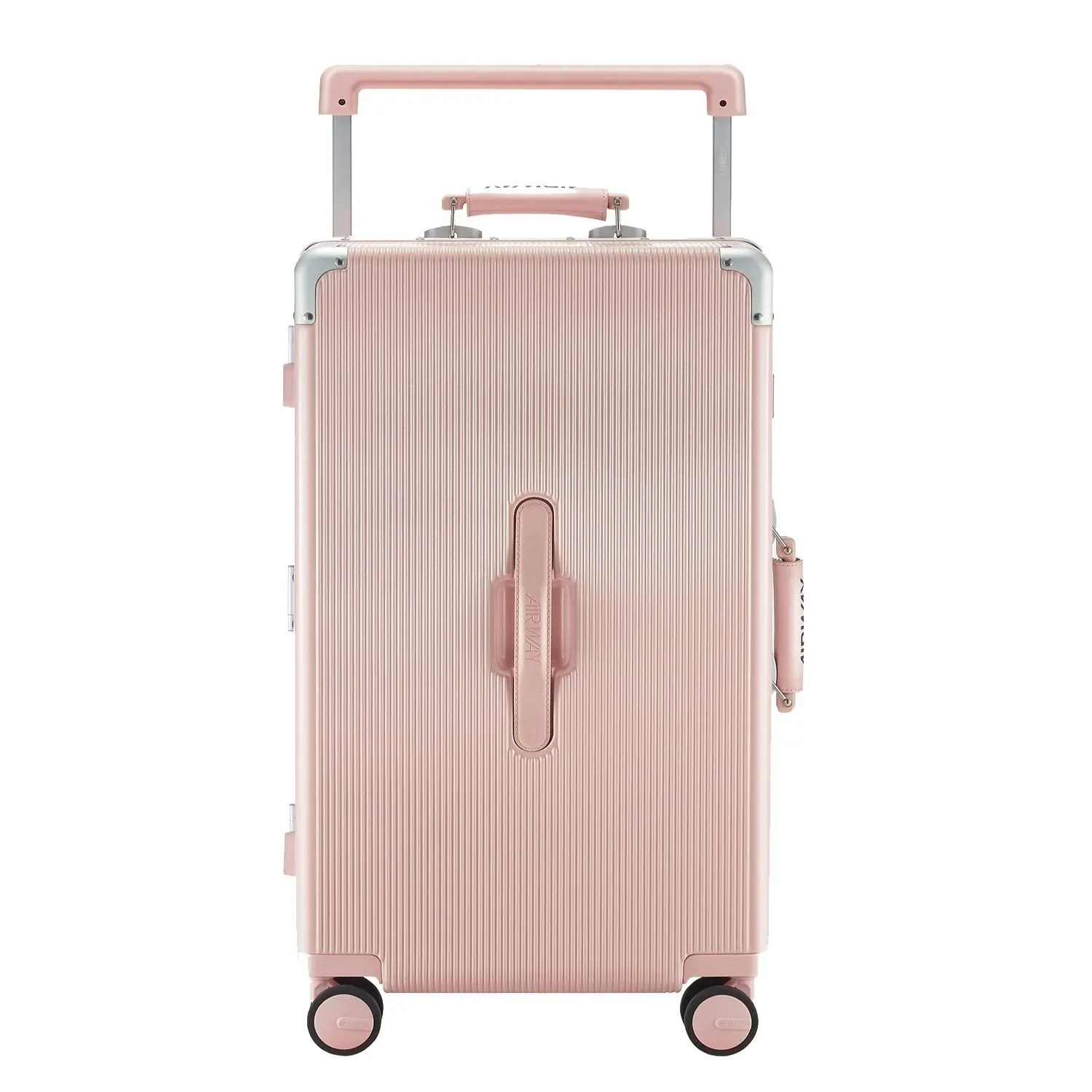 Airway Expedition Pro- Aluminium Frame Suitcase Large Check-In Luggage 26 Inch Pink