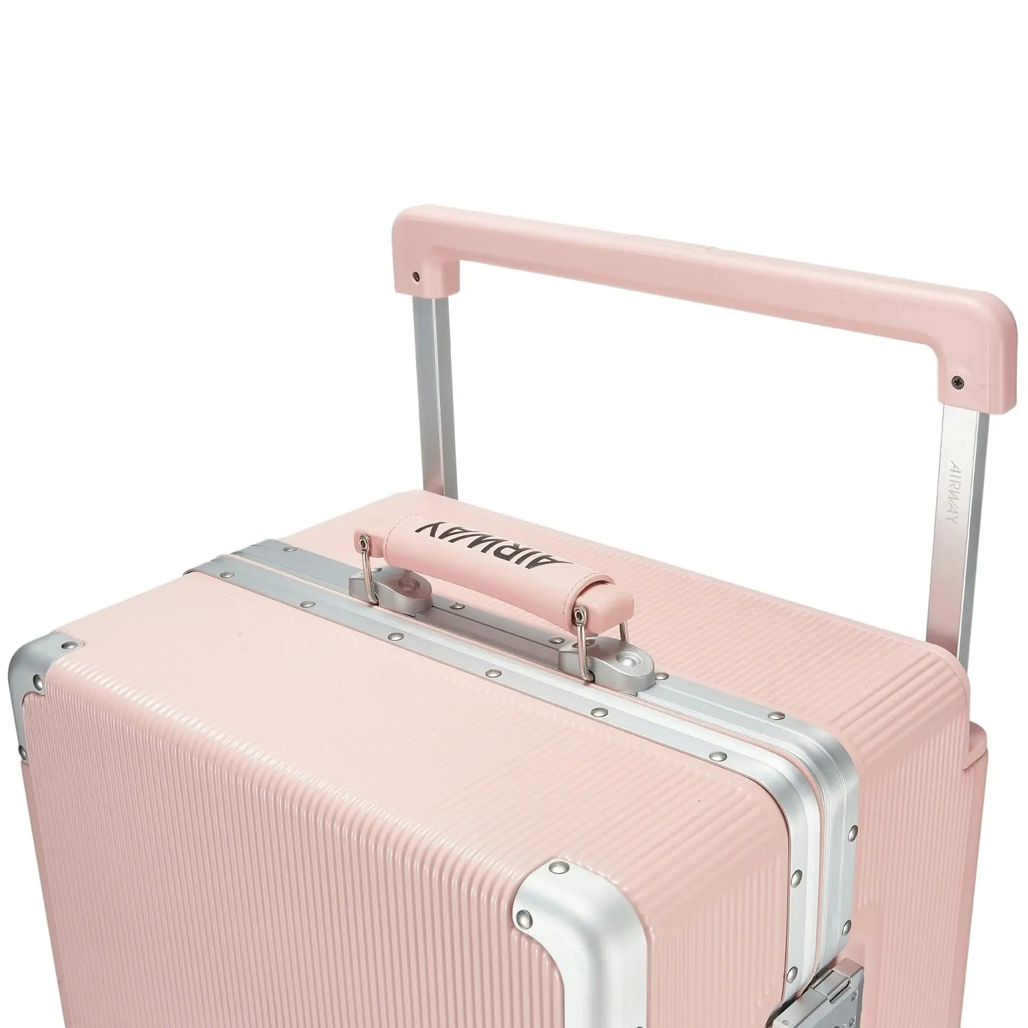 Airway Expedition Pro- Aluminium Frame Suitcase Large Check-In Luggage 26 Inch Pink