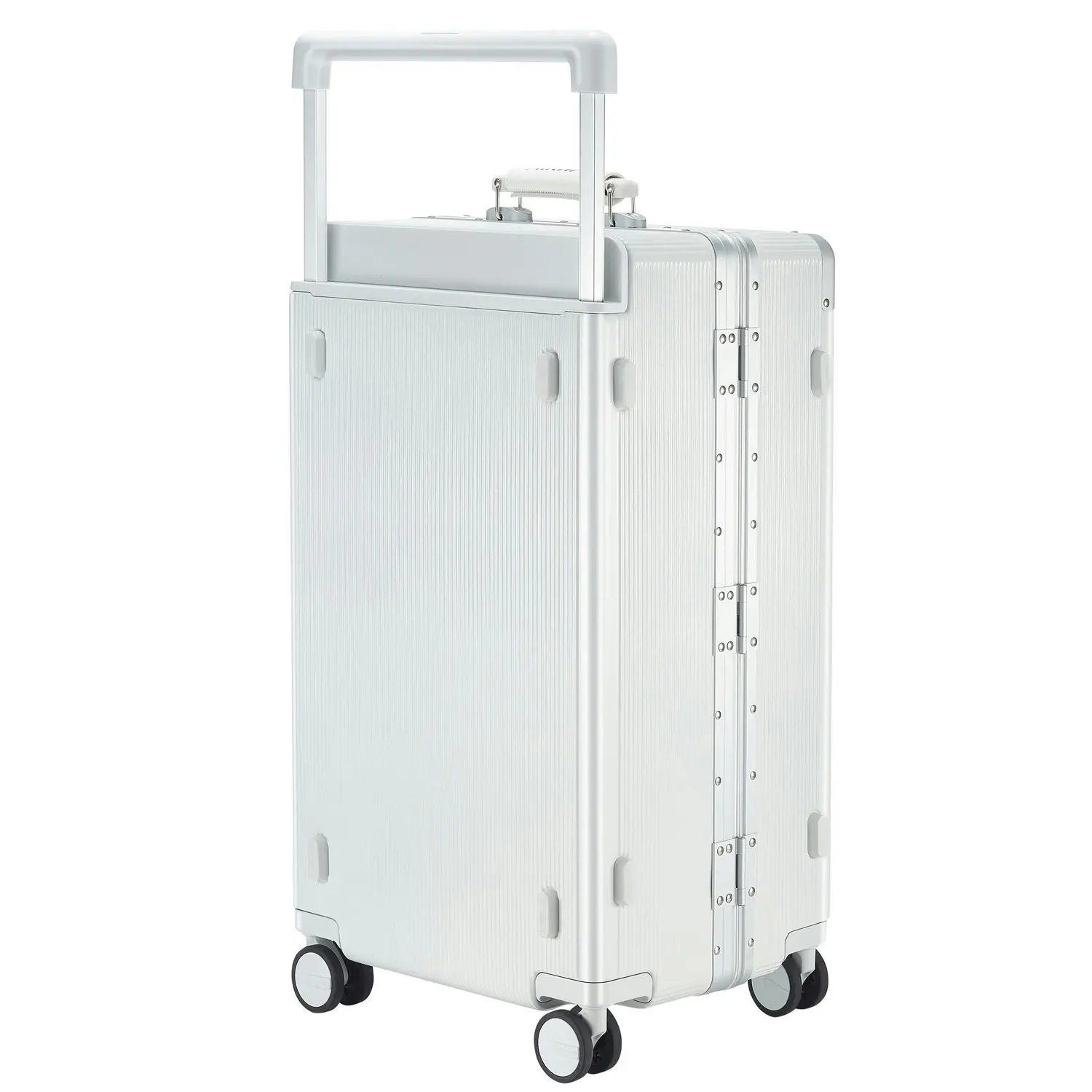 Airway Endurance Max- Aluminium Frame Suitcase Extra Large Check-In Luggage 28 Inch White