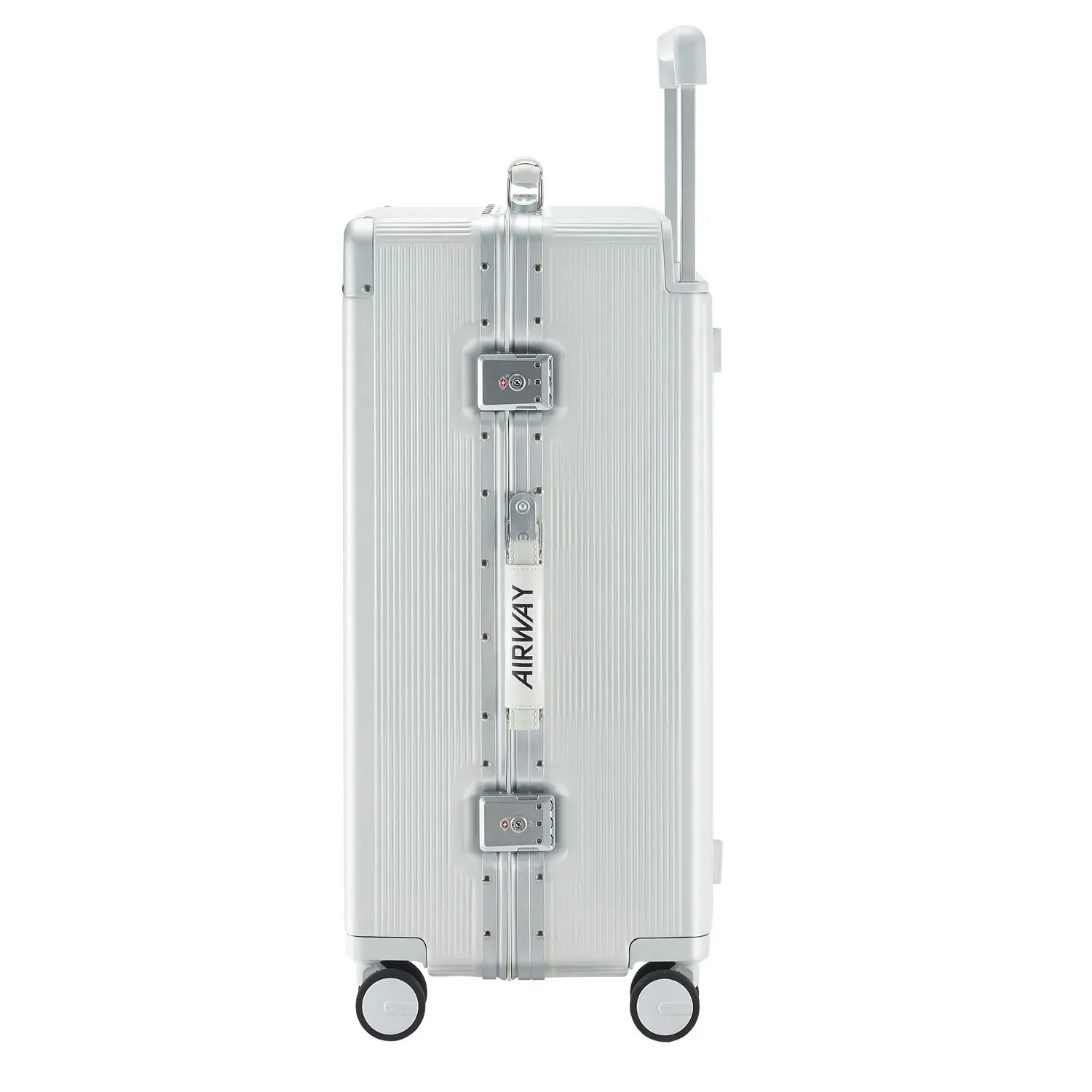 Airway Endurance Max- Aluminium Frame Suitcase Extra Large Check-In Luggage 28 Inch White