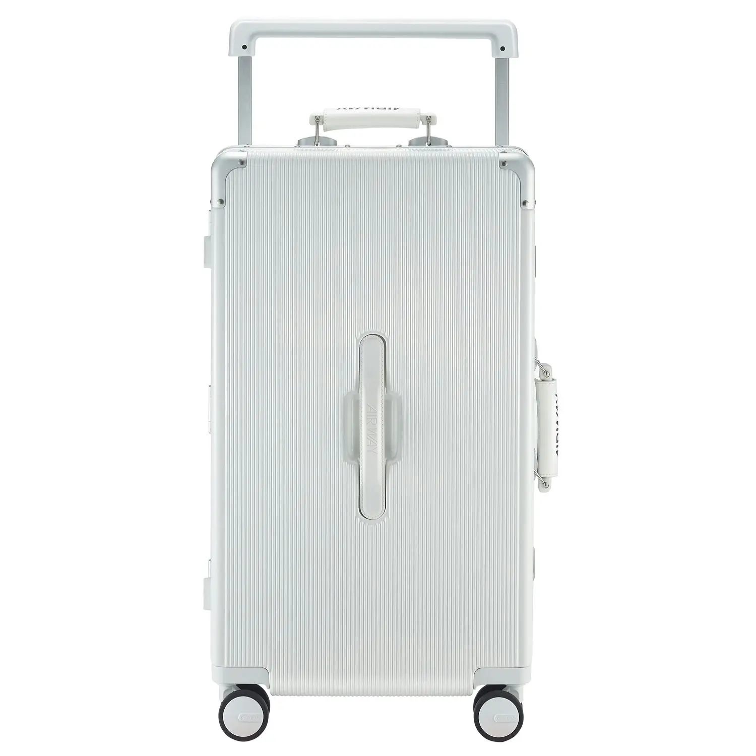 Airway Endurance Max- Aluminium Frame Suitcase Extra Large Check-In Luggage 28 Inch White